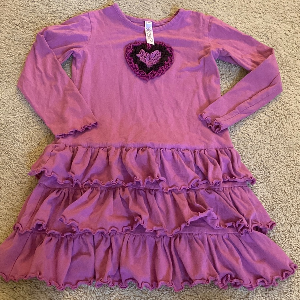Frilly heart dress